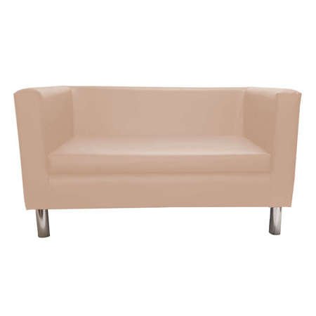 Beech BACARDI sofa upholstered with eco-leather