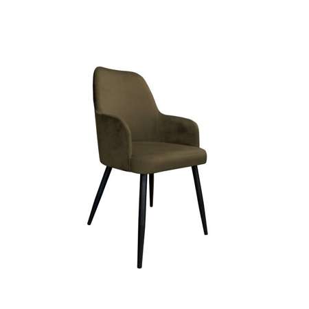 Brown upholstered PEGAZ chair material MG-05