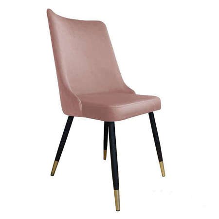 Chair Orion coral material MG-58 with golden leg
