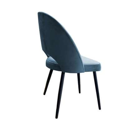 Gray-blue upholstered LUNA chair material BL-06