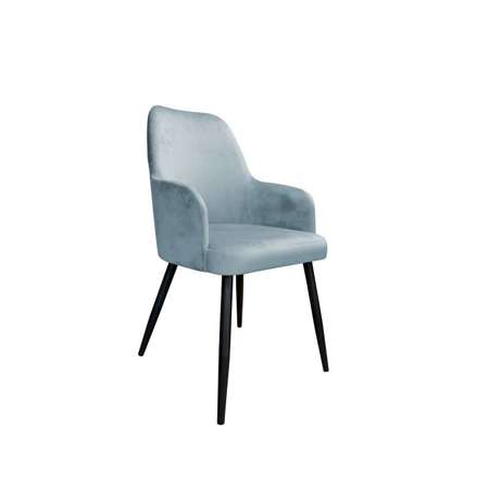 Gray-blue upholstered PEGAZ chair material BL-06