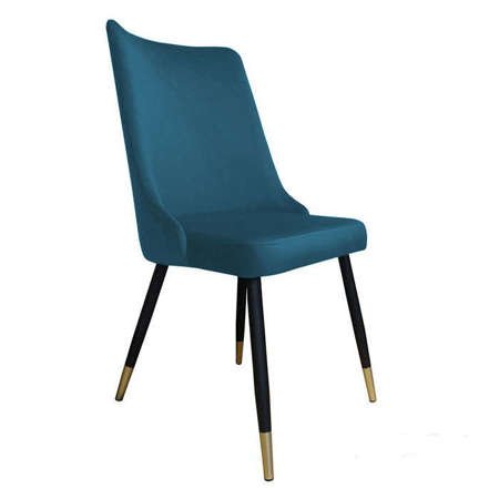 Orion chair blue material MG-33 with golden leg