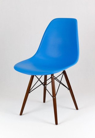 SK Design KR012 Blue Chair, Wenge legs