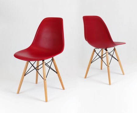 SK Design KR012 Cherry Chair, Beech legs