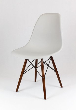 SK Design KR012 Light Grey Chair, Wenge legs
