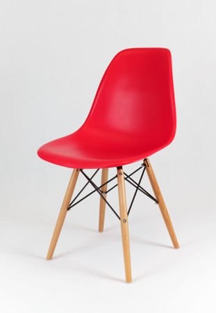 SK Design KR012 Red Chair Beech