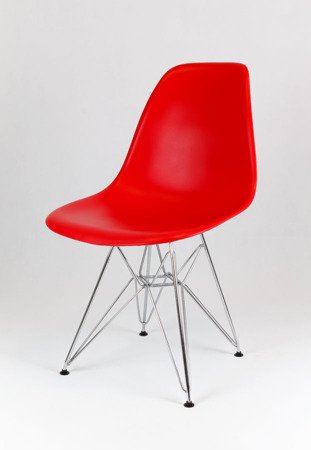 SK Design KR012 Red Chair Chrome