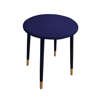 Feniks Chair 2 Dark Blue with a golden leg