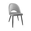 Gray upholstered LUNA chair material MG-17