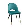 Marine upholstered LUNA chair material MG-20 with golden leg
