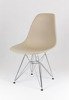 SK Design KR012 Beige Chair Chrome