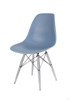 SK Design KR012 Slate Chair Clear