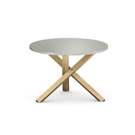 STK-TRIPLE COLOR okrągły stolik kawowy na drwenianym stelażu, różne kolory 68 cm