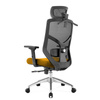 Fotel biurowy ergonomiczny Roseville siedzisko miodowe