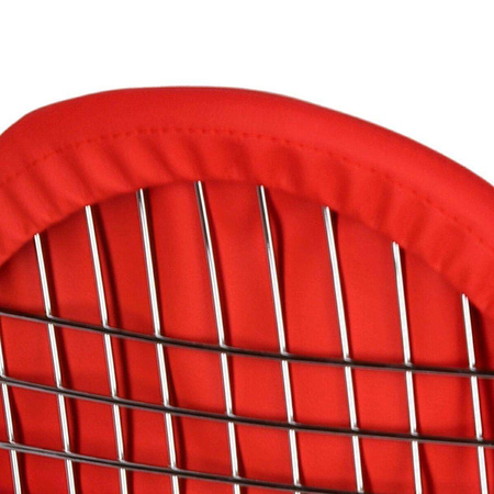 Netzstuhl doppelt rotes Kissen