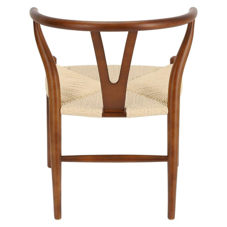 Hellbrauner Stuhl Wicker