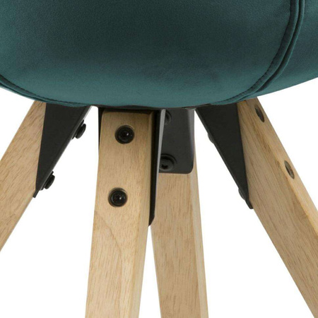Dima VIC chair green / wood