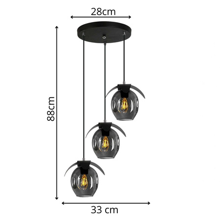 Lampa wiszaca Lotos 3P