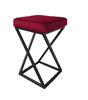 Tapicerowany hoker LOFT X 62 cm materiał MG-31