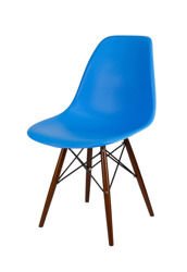 SK Design KR012 Niebieskie Krzesło, Nogi wenge
