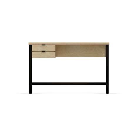 B-DES7 PRO biurko z szufladami z forniru dębowego lub sklejki brzozowej100x50 cm