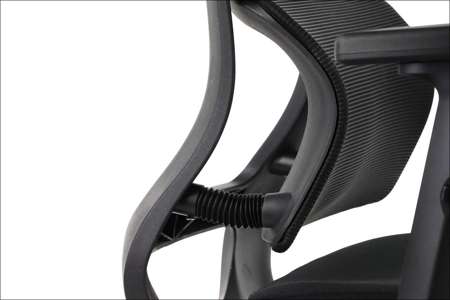 Fotel biurowy obrotowy ergonomiczny PAROS Czarny