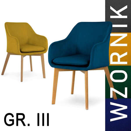Krzesło HUAN - wzornik GR3