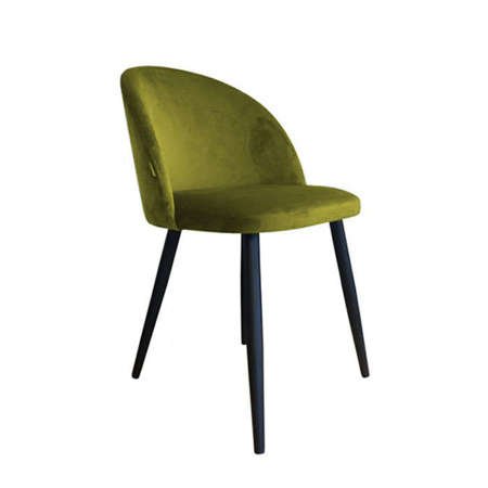 Krzesło KALIPSO zielone oliwkowe materiał BL-75