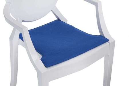 Poduszka na krzesło Royal niebieska