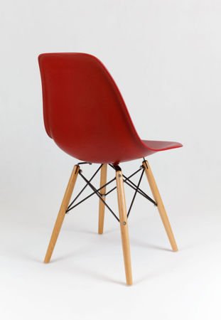 SK Design KR012 Ceglaste Krzesło - Nogi Buk
