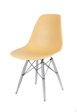 SK Design KR012 Piaskowe (beżowe) Krzesło, Nogi lodowe