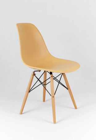 SK Design KR012 Piaskowe krzesło, Nogi buk