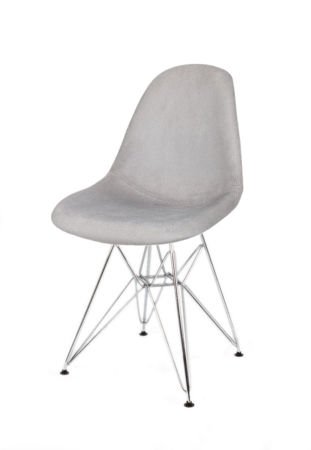 SK Design KR012 Tapicerowane Krzesło Pireus08 Chrom